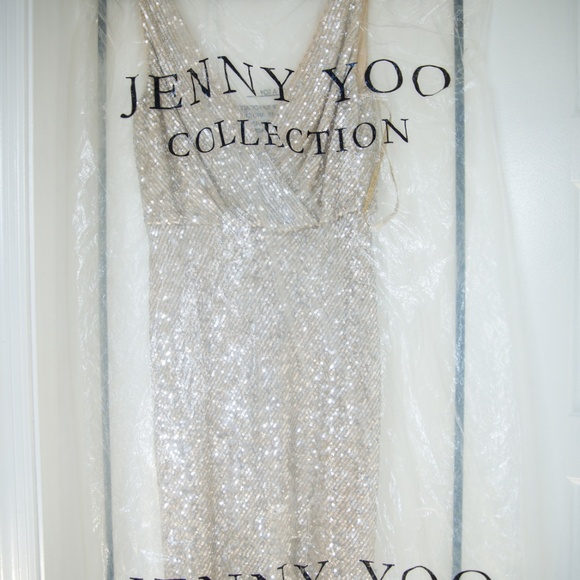 Jenny Yoo Collection Billie Sequin Dress - Size 0 - Picture 5 of 16
